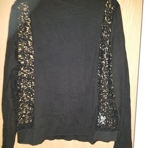 LOFT womens size XL see thru side cardigan